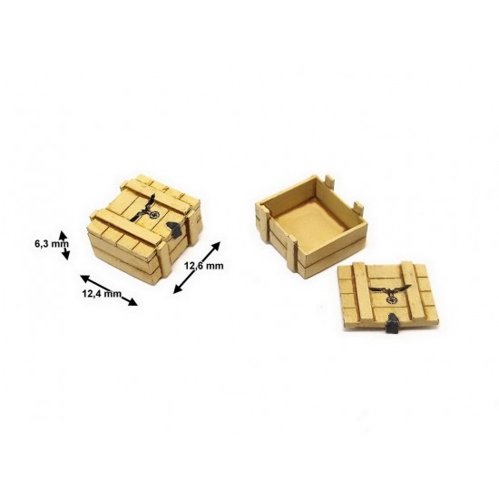 1/35 Wooden Box #9 (No Handles)