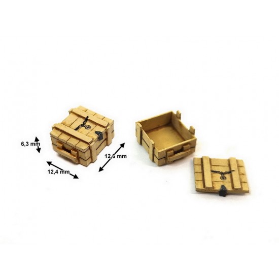 1 35 Wooden Box 9 Wooden Handles DC5009W BNA Model World 1-35-wooden-box-9-wooden-handles-dc5009w-bna-model-world