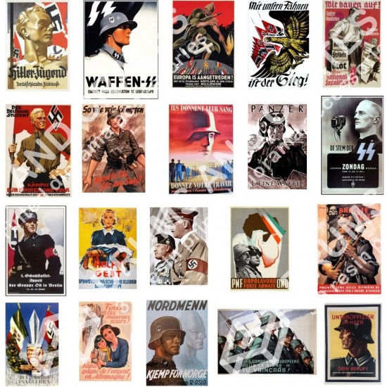 1/35 WWII Axis Propaganda Posters