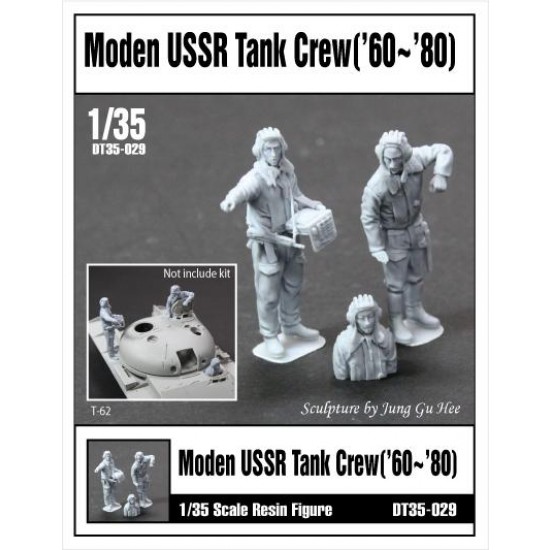 1/35 Modern USSR Tank Crew set (1960~1980)(2.5 Figures)
