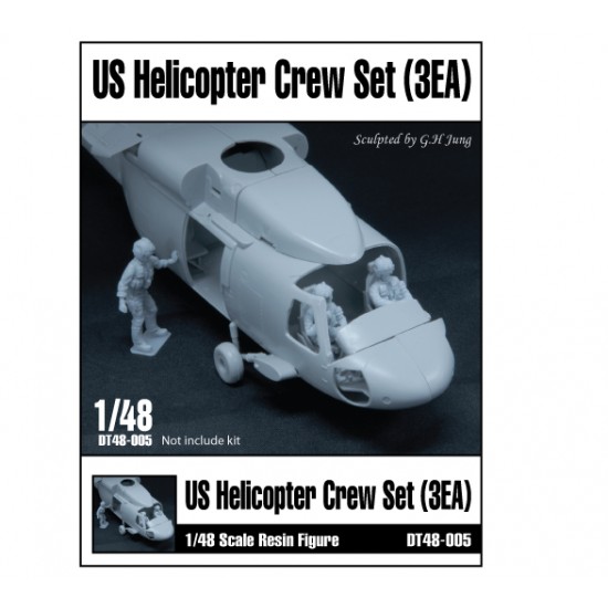 1/48 US Helicopter Crew Set (3 Figures)
