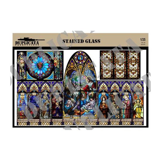 1/35 Furnishing - Stained Glass