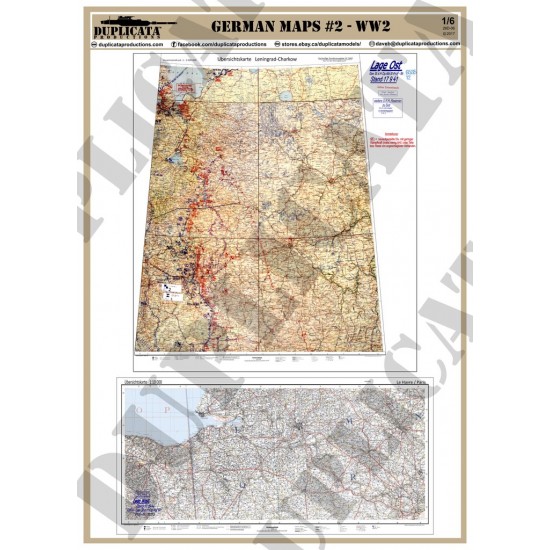 1/6 WWII German #2 Maps