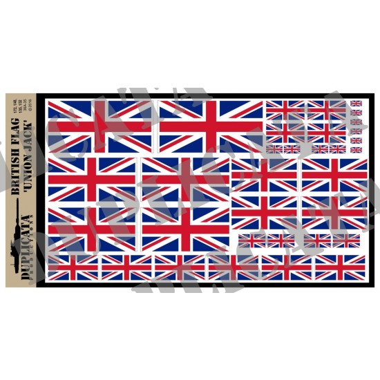 Multiple Scale Flag of British Union Jack