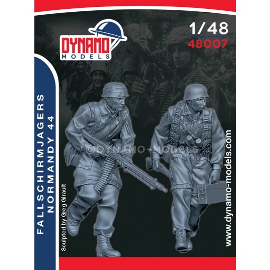 1/48 Fallschirmjager Set, Normandy 1944 (2 figures)