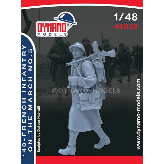 1/48 French Infantry on the March 1940 Ver.5