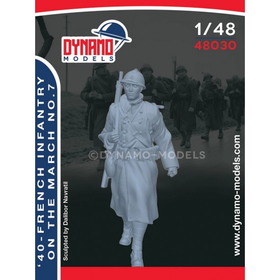 1/48 French Infantry on the March 1940 Ver.7