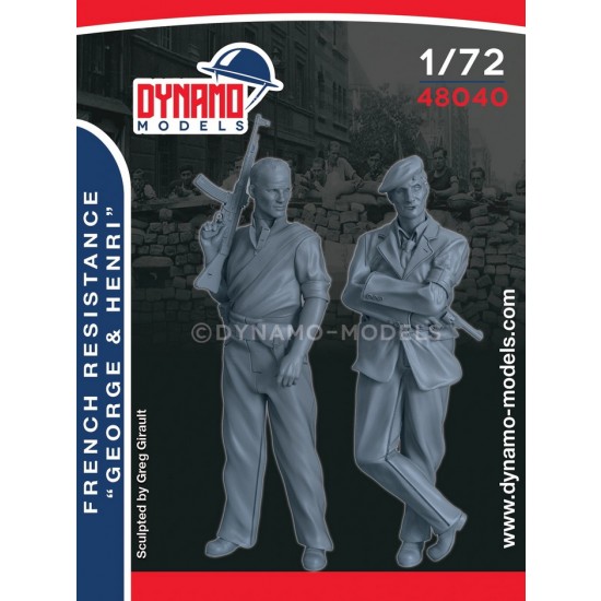 1/48 French Resistance ''George and Henri'' (2 figures)