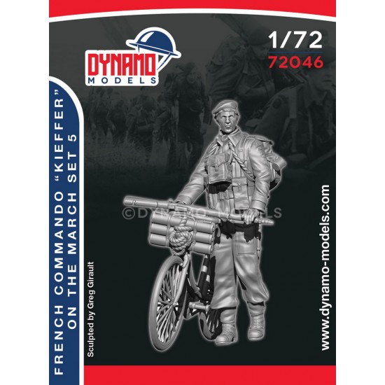 1/72 French Commando Kieffer Marching Set 5