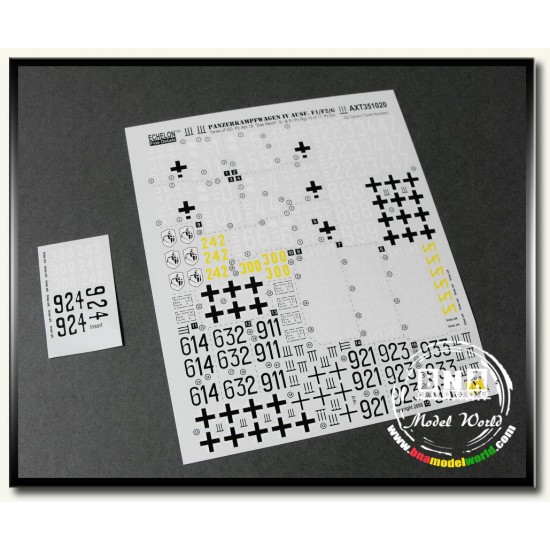 Decals for 1/35 GD, 18.PzAbt, 11.PD, DR Panzer IVs (Ausf. F1/F2/G)