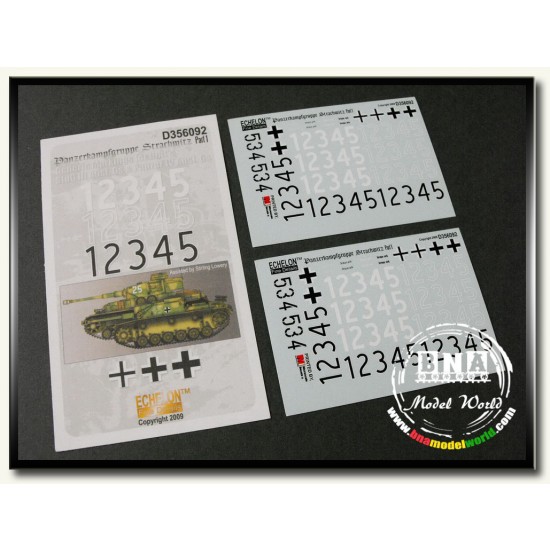 Decals for 1/35 German Panzerkampfgruppe Strachwitz (Part 1)