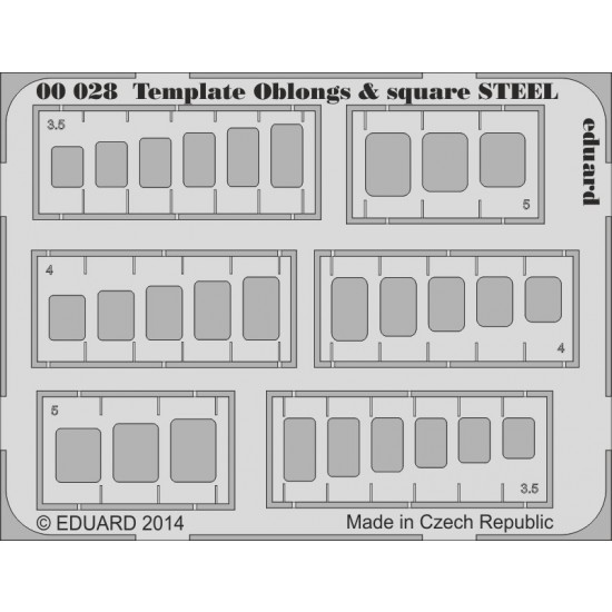 Oblongs & Square Scribing Template