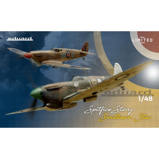 1/48 Spitfire Story Southern Star Dual Combo: WWII British Supermarine Spitfire Mk.Vb Vc [Limited Edition]