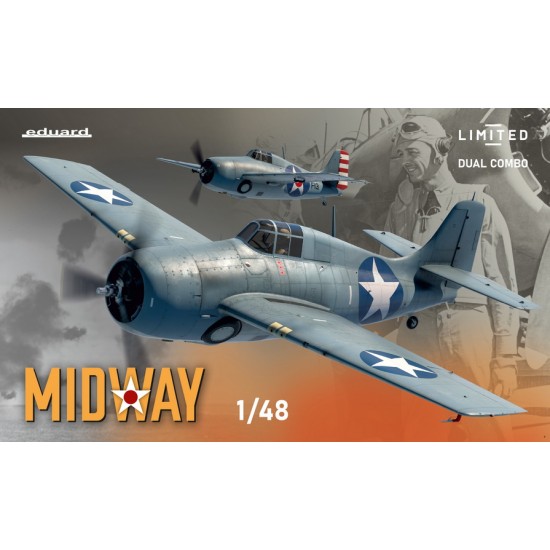 1/48 Midway Dual Combo: US Carrier Based Fighter F4F-3 & F4F-4 Wildcat [Limited Edition]