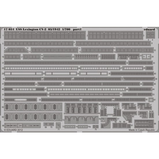1/700 USS Lexington CV-2 05/1942 Detail Set for Trumpeter kit