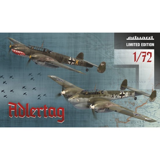 1/72 ADLERTAG - WWII Battle of Britain German Heavy Fighter Bf 110C/D [Limited Edition]