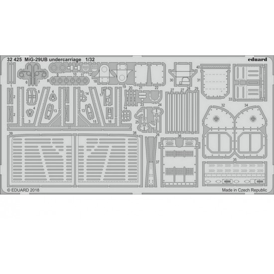 1/32 Mikoyan Mig-29UB Undercarriage Detail-up Set for Trumpeter kits