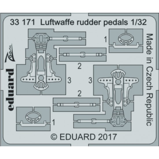 1/32 Luftwaffe Rudder Pedals 