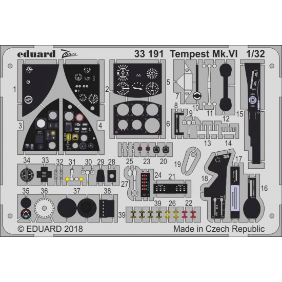 1/32 Tempest Mk.VI Detail Set for Special Hobby kits