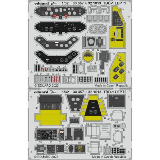 1/32 Douglas TBD-1 Devastator Photo-etched set for Trumpeter kits