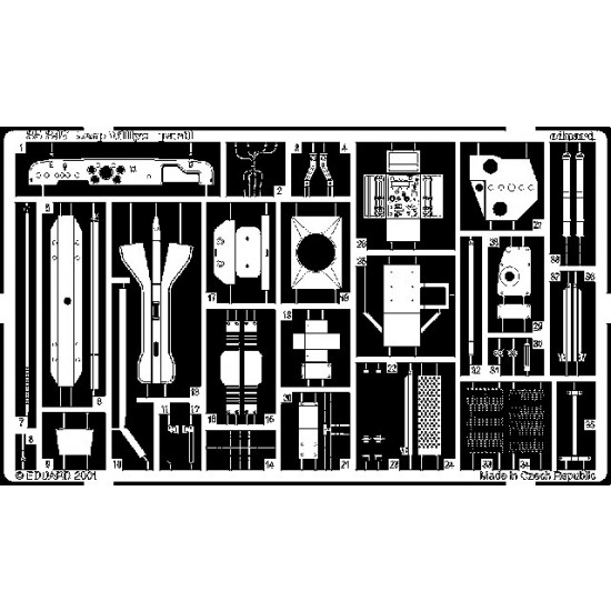 Photoetch for 1/35 Willys Jeep for Tamiya kit