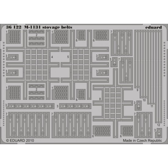 1/35 M1131 Stryker Stowage Belts for Trumpeter kit
