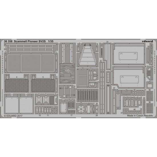 1/35 Scammell Pioneer SV2S Detail Set for IBG kit