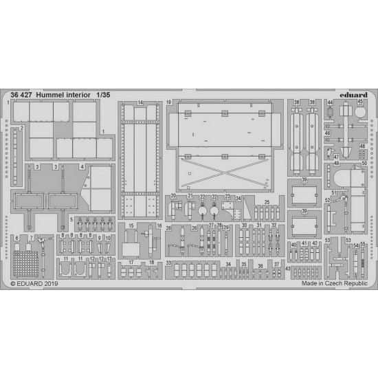 1/35 Hummel Aviation Interior Detail Set for Tamiya kits