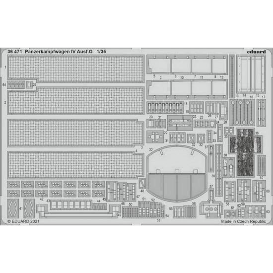 1/35 Panzerkampfwagen IV Ausf.G Detail Set for Tamiya kits