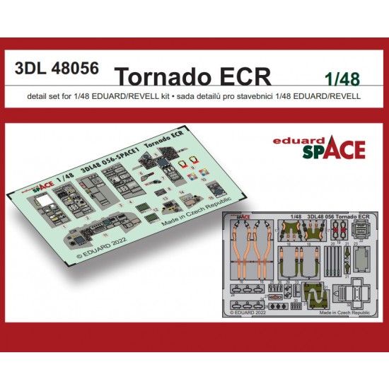 1/48 Panavia Tornado ECR SPACE Decals & PE parts for Eduard/Revell kits