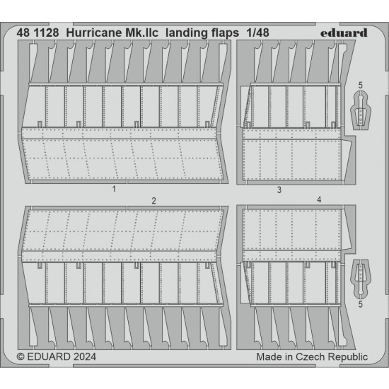 1/48 Hawker Hurricane Mk. IIC Landing Flaps Photo-Etched Accessories for HobbyBoss