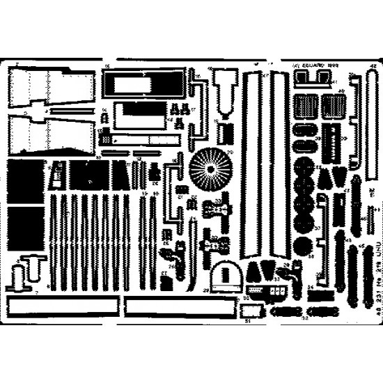 Photoetch for 1/48 Heinkel He 219 UHU for Tamiya kit