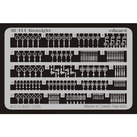 Photoetch for 1/48 Gunsights
