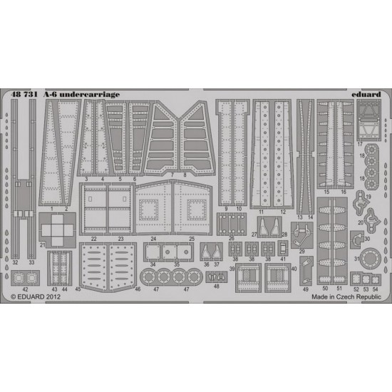 Photo-Etched set for 1/48 A-6 Undercarriage for Kinetic kit