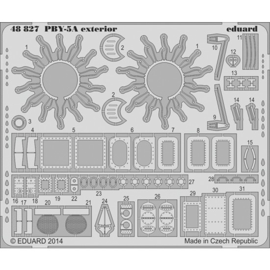 1/48 Consolidated PBY-5A Catalina Exterior Detail-up Set for Revell kit