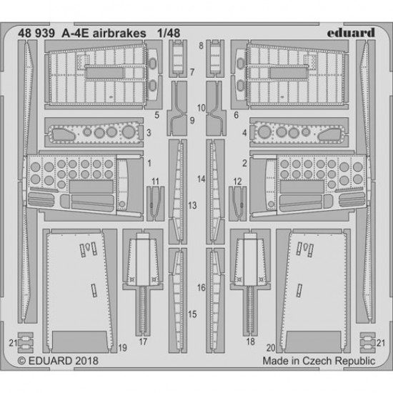 1/48 A-4E Airbrakes Photo-etched Set for Hobby Boss kits