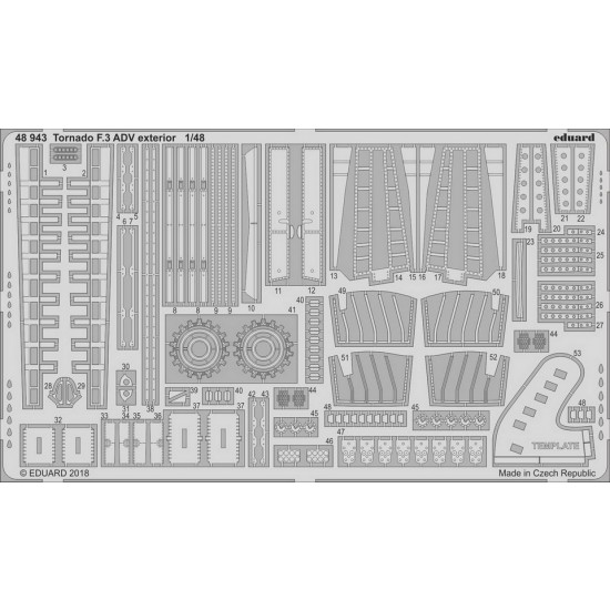 1/48 Tornado F.3 ADV Exterior Photo-etched Set for Revell kits