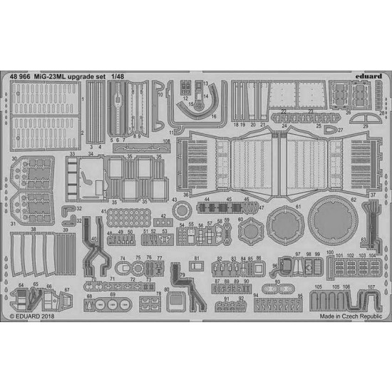 1/48 Mikoyan-Gurevich MiG-23ML Upgrade Set Detail Set (PE) for Eduard kits