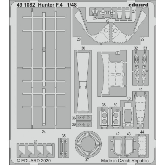 1/48 Hawker Hunter F.4 Detail Set for Airfix kits