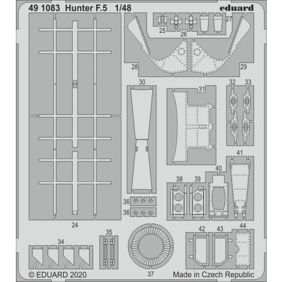 1/48 Hawker Hunter F.5 Detail Set for Airfix kits