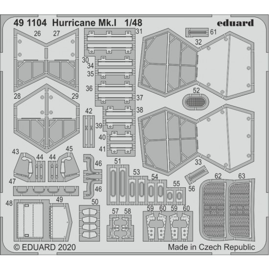 1/48 Hurricane Mk.I Detail Set for Airfix kits