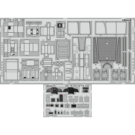 1/48 Cessna O-2A Skymaster Detail Set for ICM kits