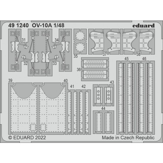 1/48 North American Rockwell OV-10A Bronco Detail Set for ICM kits