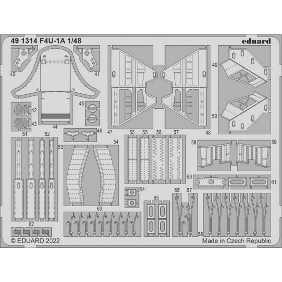 1/48 Vought F4U-1A Corsair Detail set for HobbyBoss kits