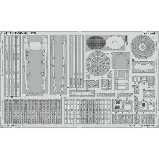 1/48 F-16A MLU Fighting Falcon Detail Set for Kinetic kits