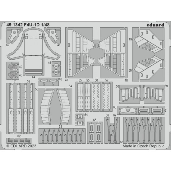 1/48 Vought F4U-1D Corsair Detail Parts for HobbyBoss kits
