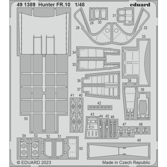 1/48 Hawker Hunter FR.10 Detail Parts for Airfix kits