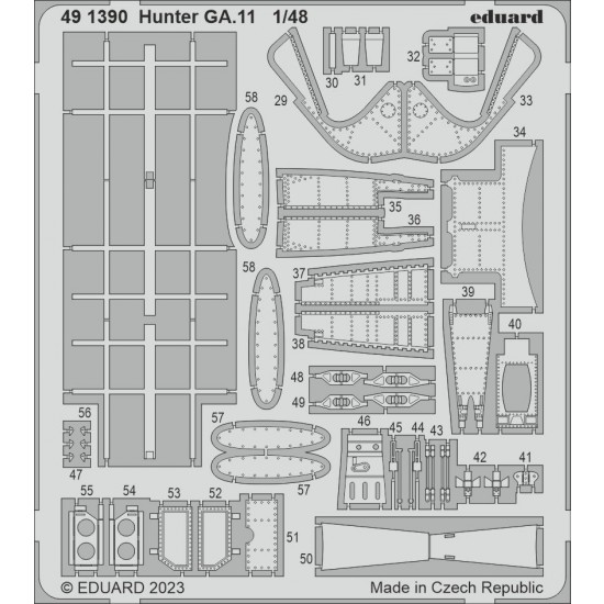 1/48 Hawker Hunter GA.11 Detail Parts for Airfix kits