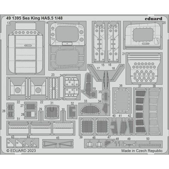 1/48 Westland Sea King HAS.5 Photo-etched set for Airfix kits