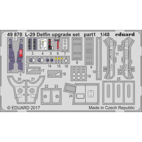 1/48 Aero L-29 Delfin Upgrade Detail set for Eduard kits